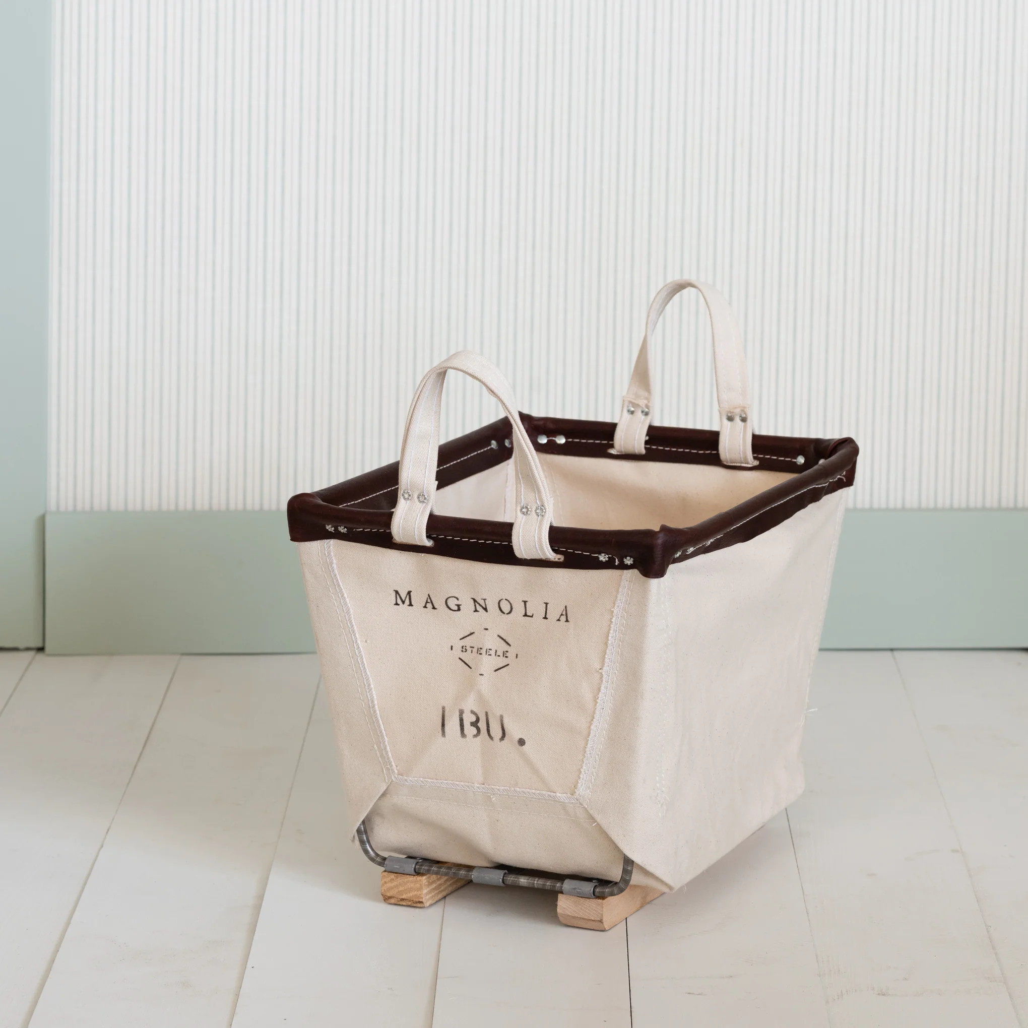 Magnolia Steele Canvas Small Basket - 1 BU | Magnolia