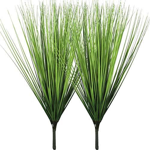 Artificial Plants Fake Wheat Grass Plant Faux Stems Greenery Ferns for Outdoor Indoor Floral Wedd... | Amazon (US)