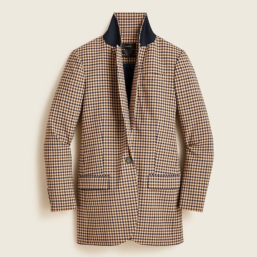 Alfie blazer in honey plaid Italian wool | J. Crew US