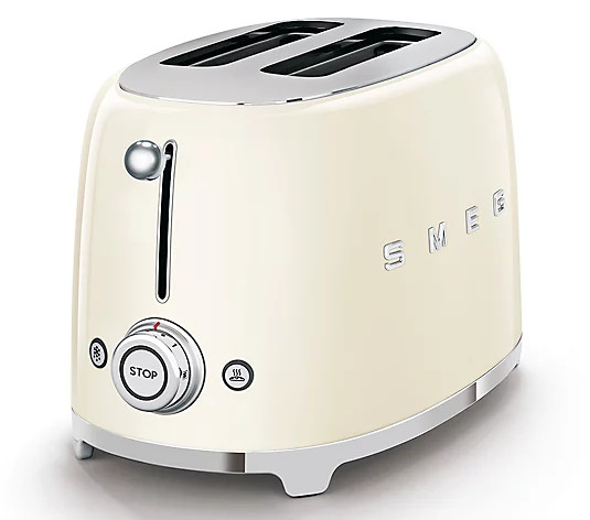 SMEG 50s Retro-Style 2-Slice Toaster - QVC.com | QVC