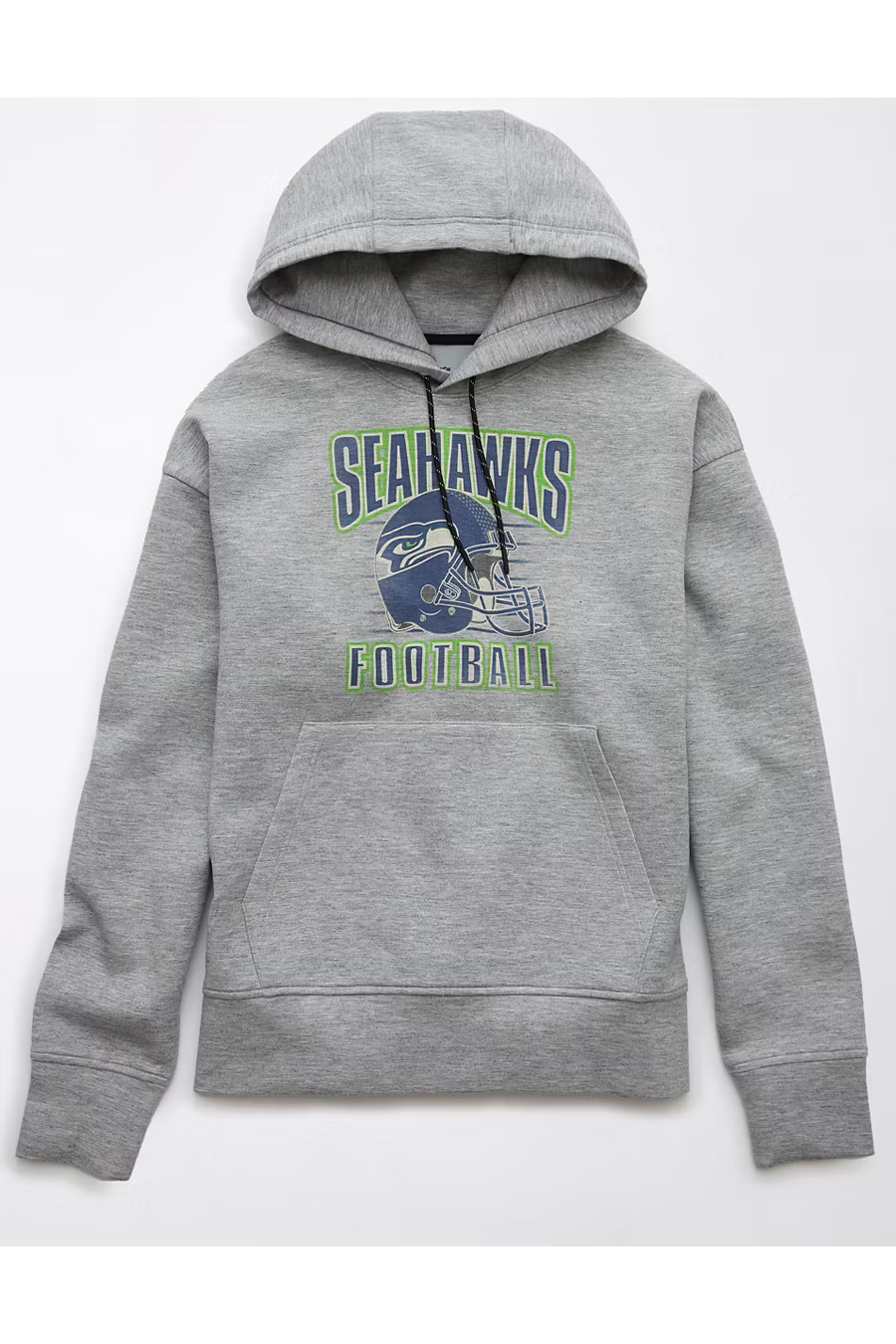 AE NFL Seattle Seahawks Hoodie Men's Charcoal Heather Gray M | American Eagle Outfitters (US & CA)