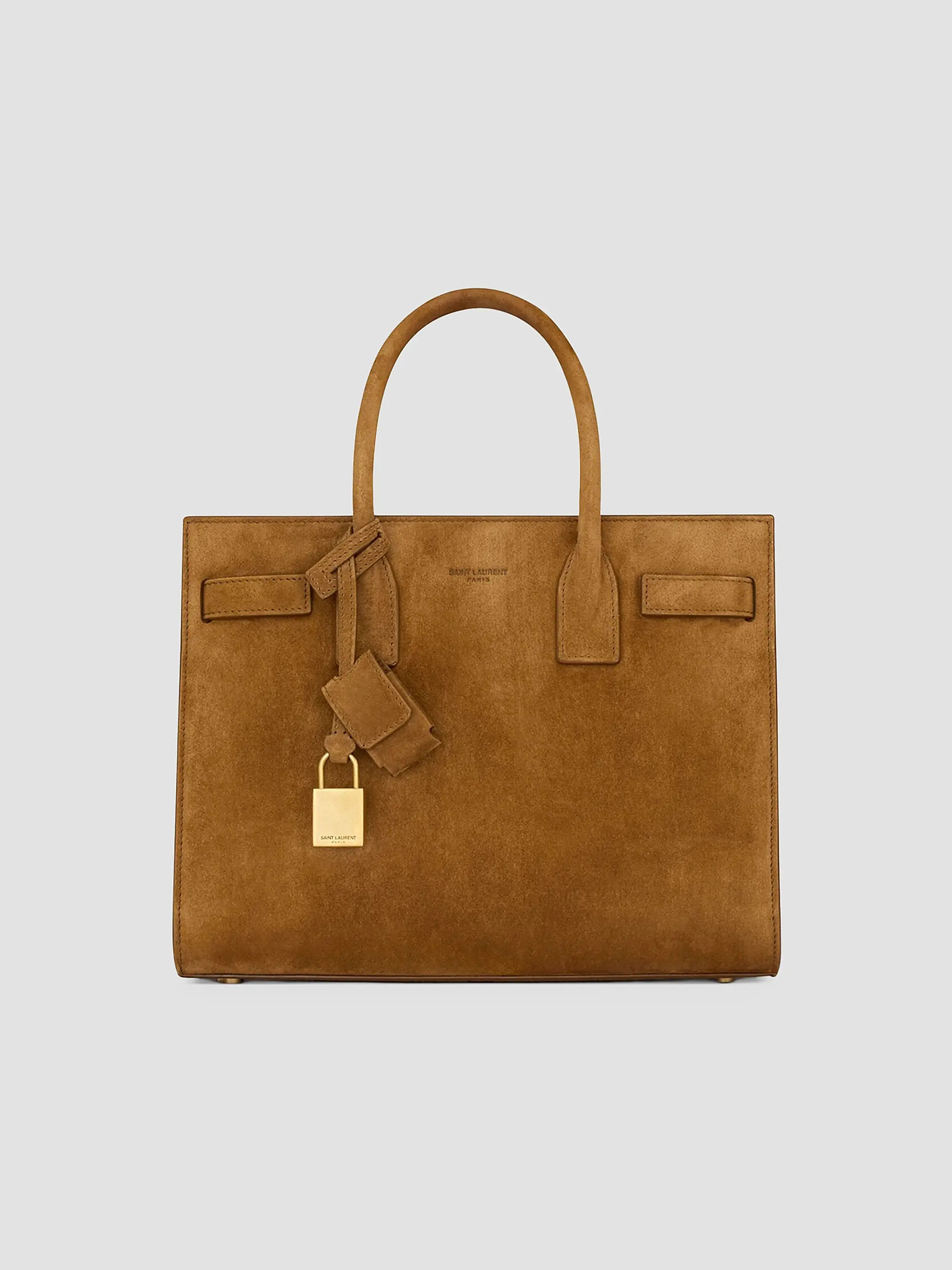 Saint Laurent Sac De Jour Top Handle Bag in Suede | Saks Fifth Avenue | Saks Fifth Avenue