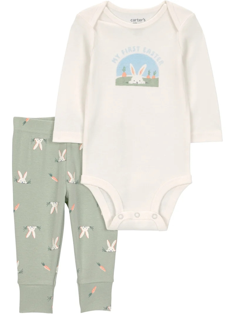 Carter's Child of Mine Baby Outfit Set, 2-Piece, Sizes Preemie-6/9 Months | Walmart (US)