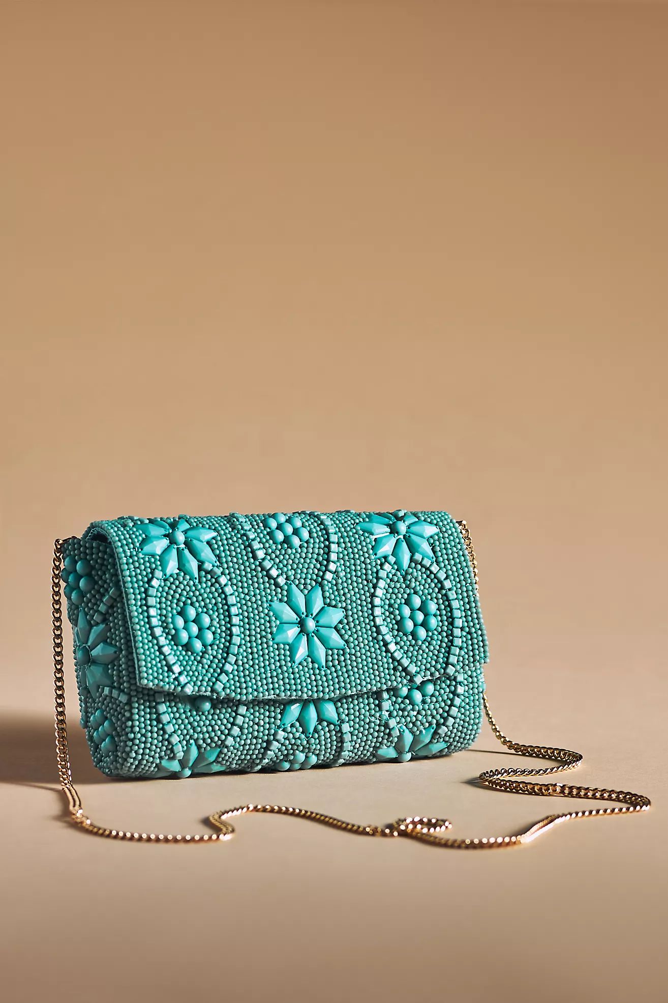 Beaded Floral Clutch | Anthropologie (US)