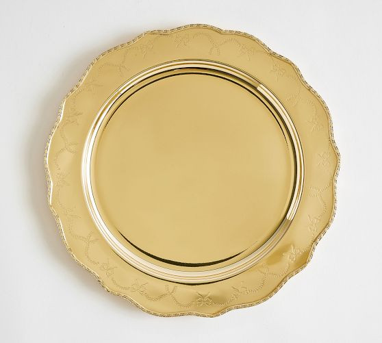 LoveShackFancy Charger Plates - Set of 4 | Pottery Barn (US)