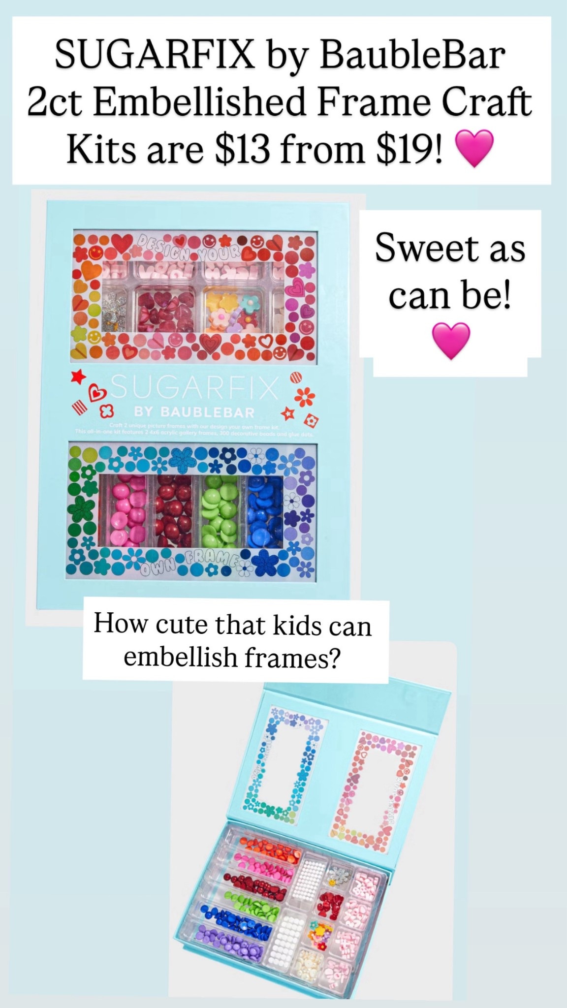 How cool is this? You can make an embellished photo frame.

#LTKKids #LTKGiftGuide #LTKHoliday