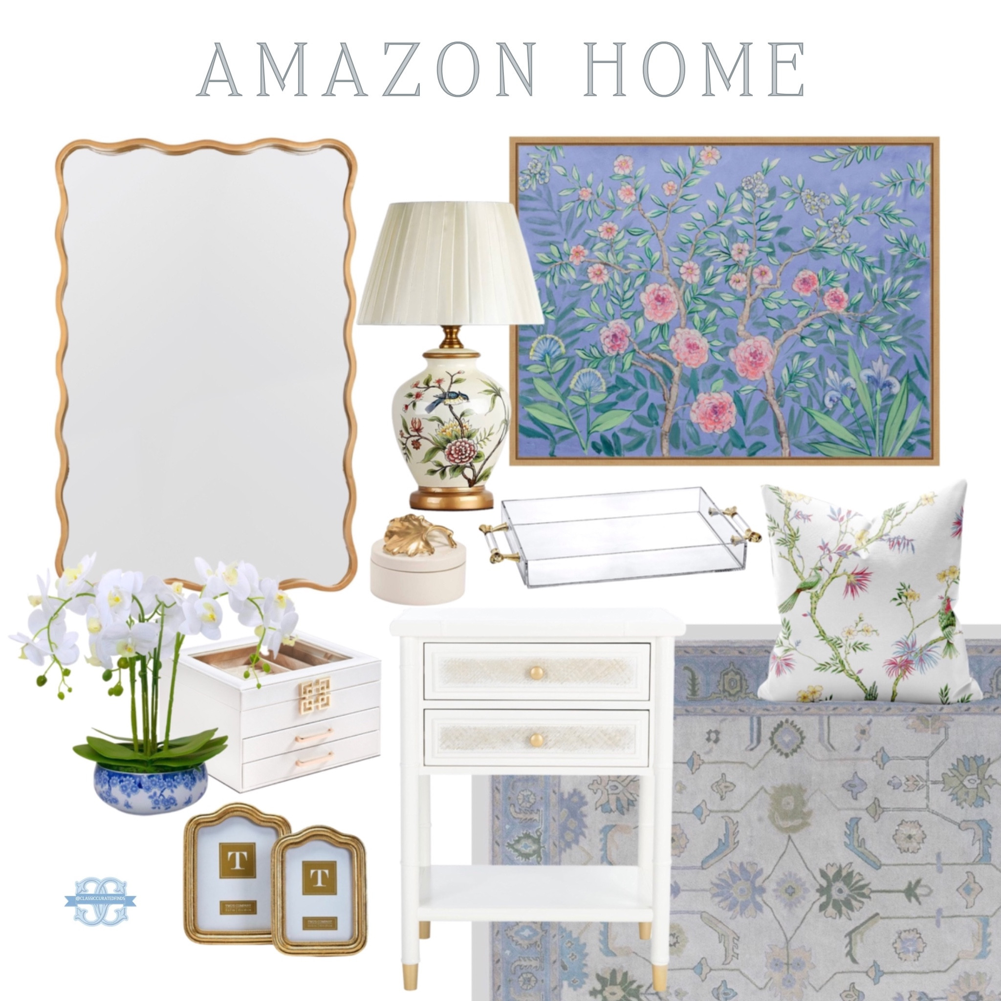 Grandmillennial Home Decor from Amazon!💓

Home Decor, Amazon Home, Nightstand, Chinoiserie, Scalloped Mirror, Oushak Rug, Lamp

#LTKhome