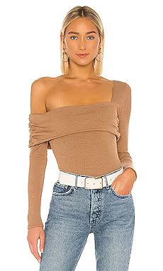 Lovers and Friends Florence Bodysuit in Taupe from Revolve.com | Revolve Clothing (Global)