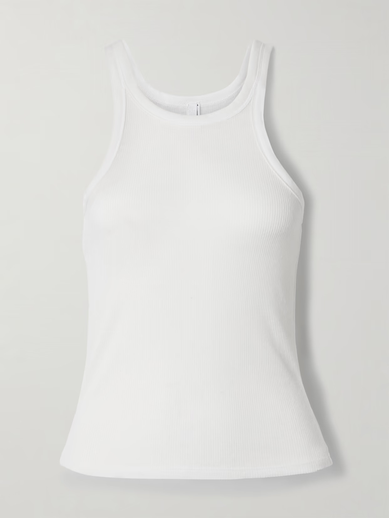 SKIMS - Sheer Stretch-jersey Tank - Snow | NET-A-PORTER (US)