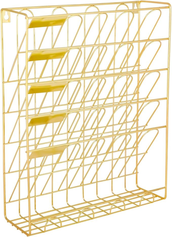 New Superbpag Hanging File Organizer, 6 Tier Wall Mount Document Letter Tray File Organizer for H... | Amazon (US)