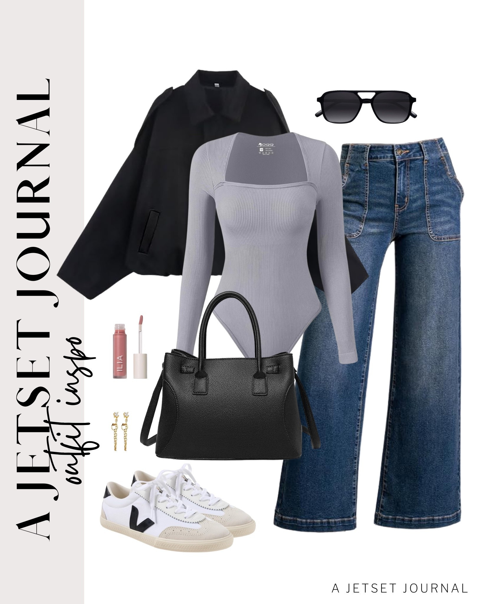 Here’s your comfy outfit idea for the day. This jacket from Amazon is so easy to style and looks cute!
wide leg jeans, tinted lip oil, huggies hoop earrings set, airport outfit, spring fashion, comfy outfit, spring style, everyday look, running errand outfit idea, makeup favorite, beauty must have, affordable style, amazon fashion

#LTKU #LTKootd #LTKSeasonal