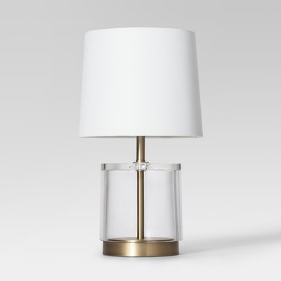 Modern Acrylic Accent Lamp (Includes LED Light Bulb) Brass - Project 62 | eBay US