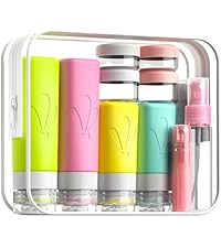 INSFIT 17 Pack Travel Bottles for Toiletries, TSA Approved 3oz 2oz Travel Size Toiletries, BPA Fr... | Amazon (US)