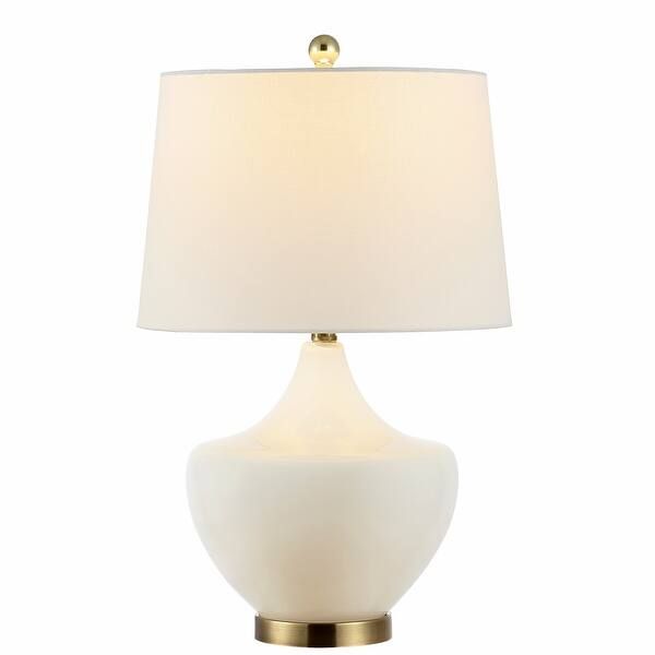 SAFAVIEH Lighting Demra 25-inch LED Table Lamp - 15" W x 15" L x 25" H - Overstock - 35180128 | Bed Bath & Beyond