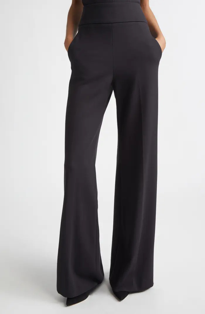Kalinda High Waist Ponte Wide Leg Pants | Nordstrom