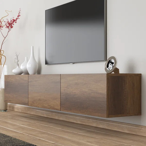 Colima Floating TV Stand Up to 80" TVs Wall Mounted Minimalist Console | Wayfair Professional