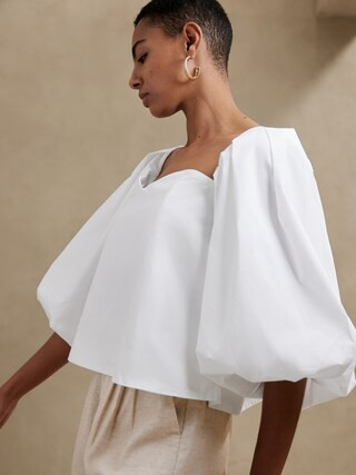 Off-Shoulder Blouse | Banana Republic Factory