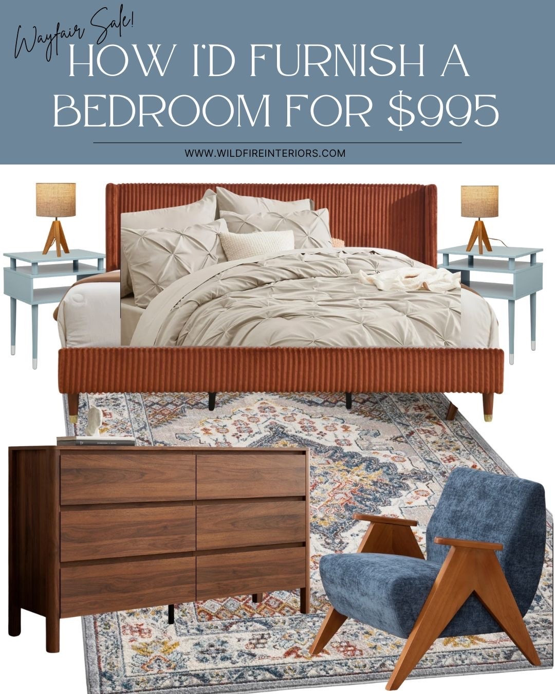 If someone handed me $1,00”and said, “Go furnish a bedroom,” this is where I’d spend it. 😍 The @Wayfair  Black Friday in July sale is going on now with up to 80% off and free shipping, so I rounded up everything I’d choose: bed, bedding, two nightstands, two lamps, rug, accent chair, and dresser.

#LTKHome #LTKSaleAlert