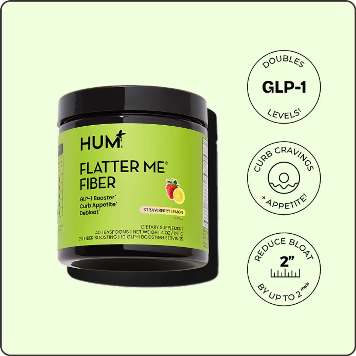 Flatter Me Fiber GLP-1 Booster | HUM Nutrition