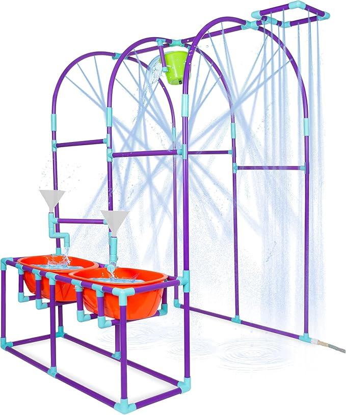 Milliard Water Park Sprinkler Toy for Kids, Outdoor Water Sprinkler with Splash Buckets, Water Ta... | Amazon (US)
