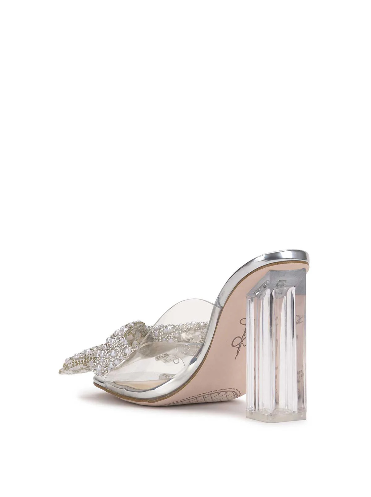 Saidah Block Heel in Clear | Jessica Simpson