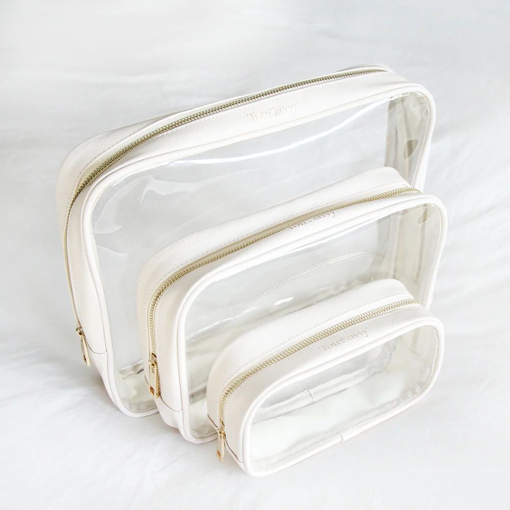 Clear Pouch Trio Set | ToteSavvy