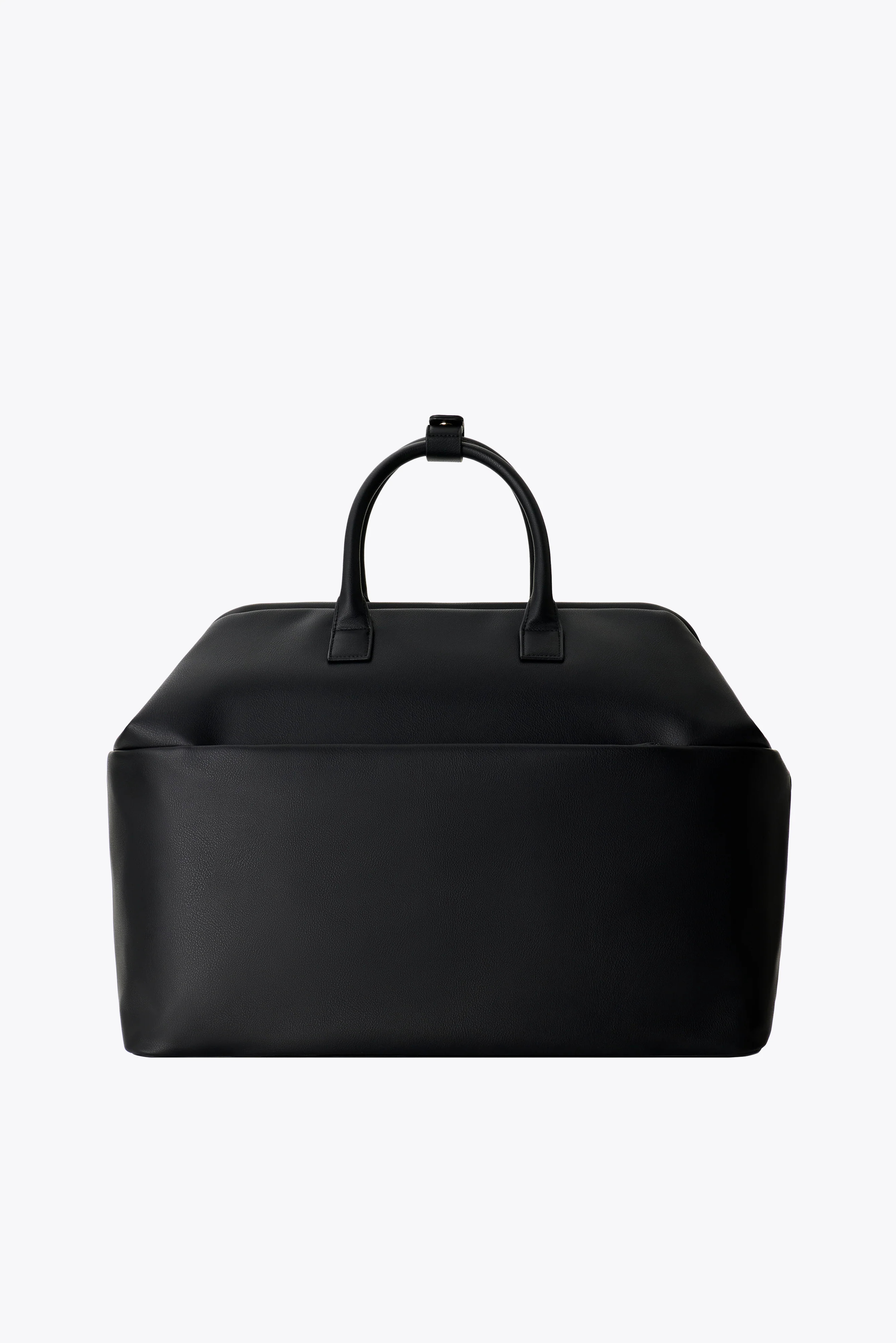 BÉIS 'The Essential Weekender' in Black - Black Weekender Bag & Overnight Bag with Wide Opening | BEIS