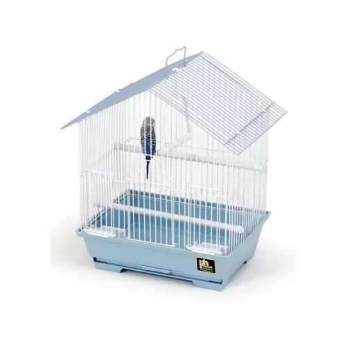 Prevue Pet Products 15" House Style Parakeet Slant Roof Cage - Walmart.com | Walmart (US)