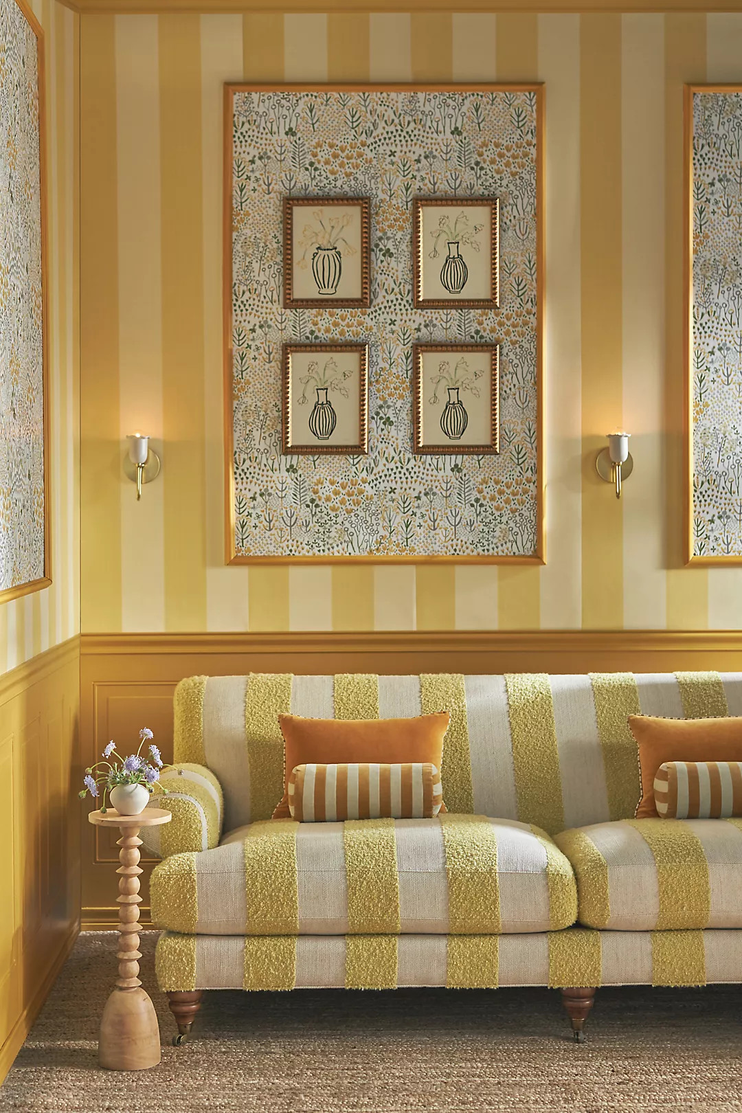 Cecilia Willoughby Boucl\u00e9 Two-Cushion Sofa | Anthropologie (US)