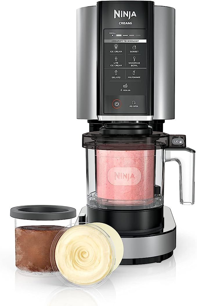 Ninja NC301 CREAMi, Ice Cream, Gelato, Milkshake, Sorbet, and Smoothie Bowl Maker, 7 One-Touch Pr... | Amazon (US)
