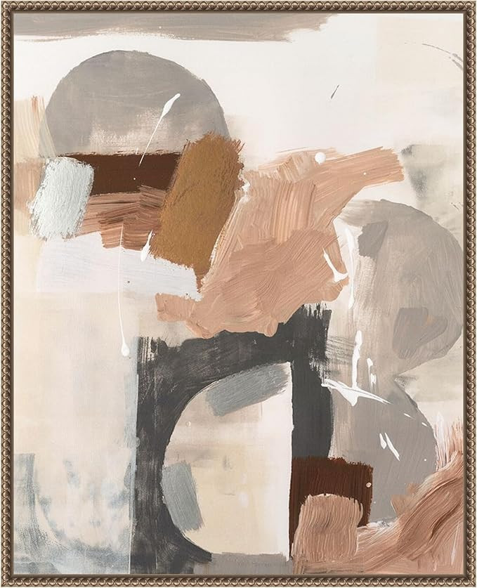 Amanti Art Framed Canvas Wall Art Print (23x28) Macchiato II by Victoria Barnes Float Framed Canv... | Amazon (US)