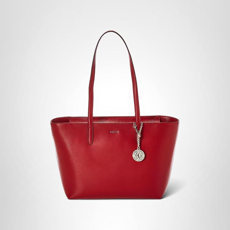 DKNY womens Bryant Medium Leather Tote Bag | Amazon (US)