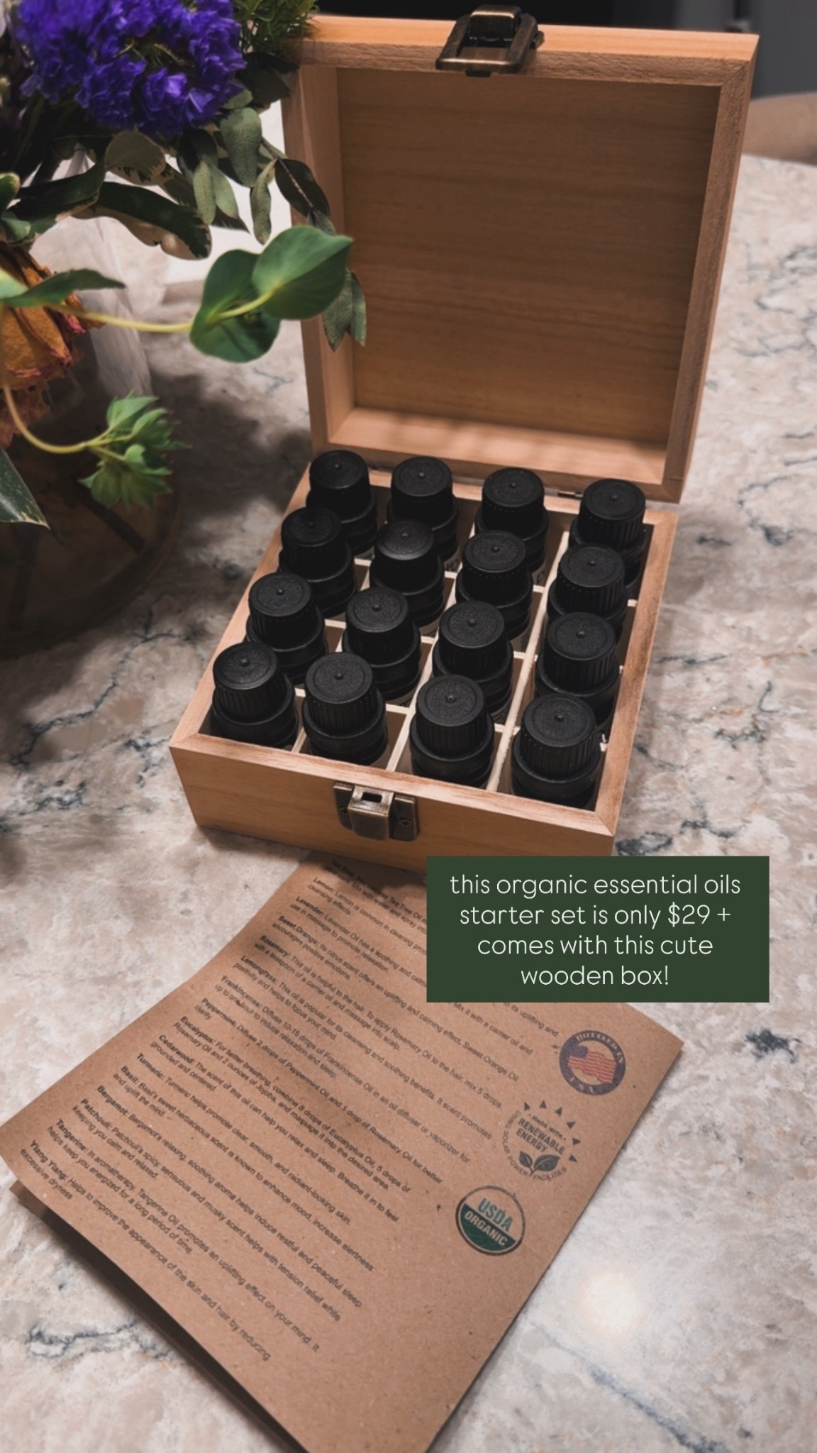 Perfect little starter set of essential  oils for less than $30!! 👏🏼 #nontoxic #amazonfinds 

#LTKHome #LTKFamily #LTKFindsUnder50