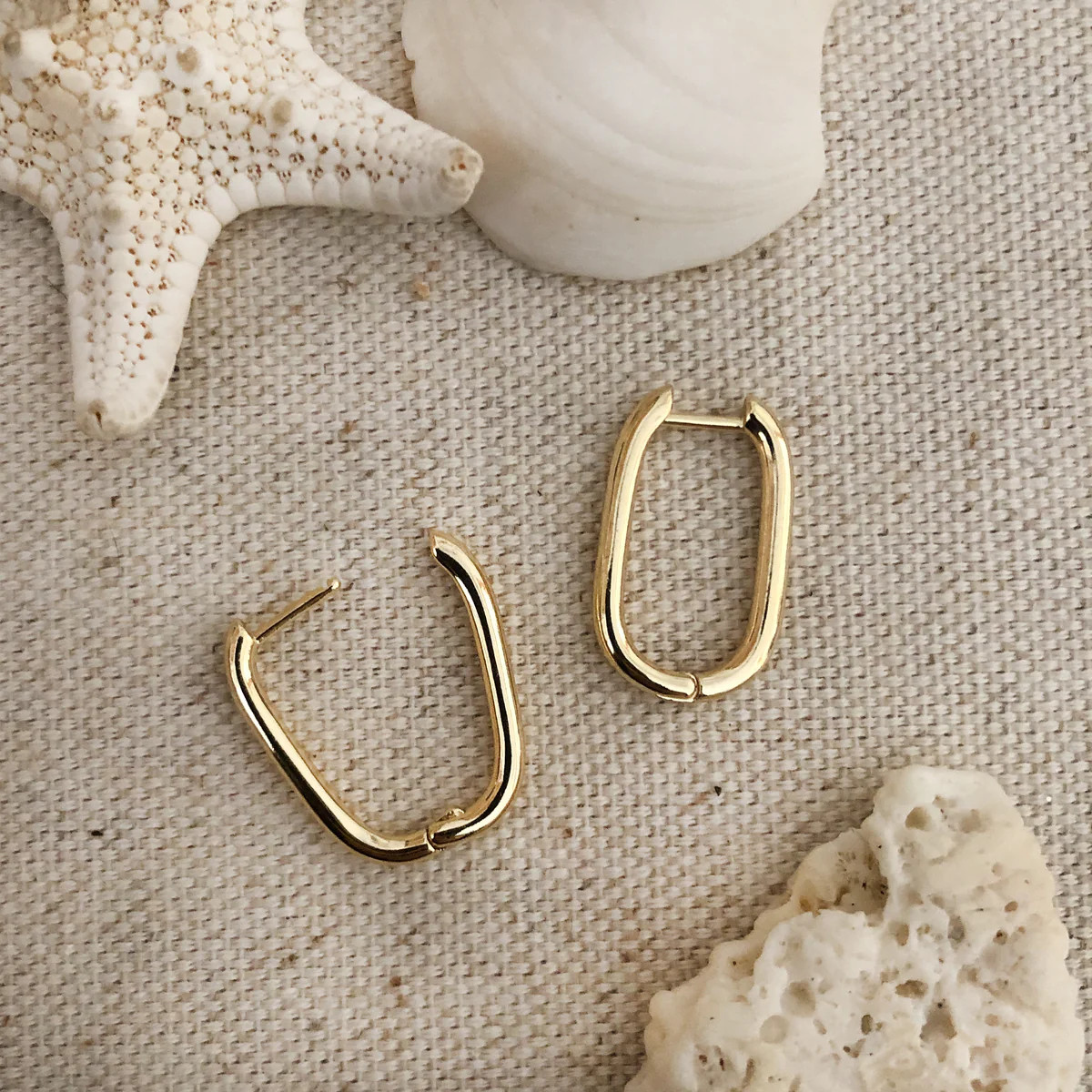 Gold Vermeil Hoops | Memento Mori Designs NYC