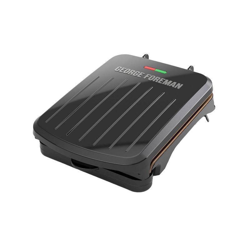 George Foreman 2 Serving Classic Plate Electric Grill &#38; Panini Press - Black - GRS040BZ | Target