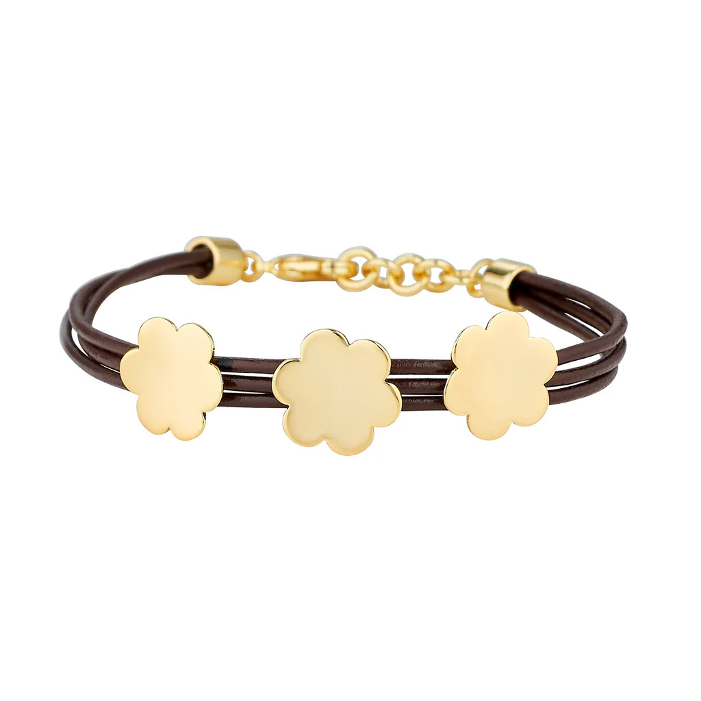 Chocolate Maya Triple Bracelet | ASHA by ADM
