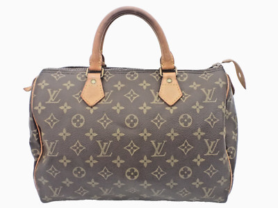 Louis Vuitton Monogram Speedy 30 Hand Bag M41526 Brown Pre-Owned #0320  | eBay | eBay US