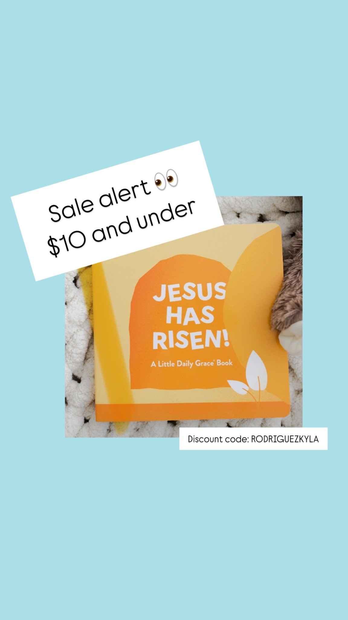 Use RODRIGUEZKYLA for an extra 10% off at checkout on these faith books for kids - all $10 or less right now! 🎉

#LTKKids #LTKBaby #LTKSaleAlert