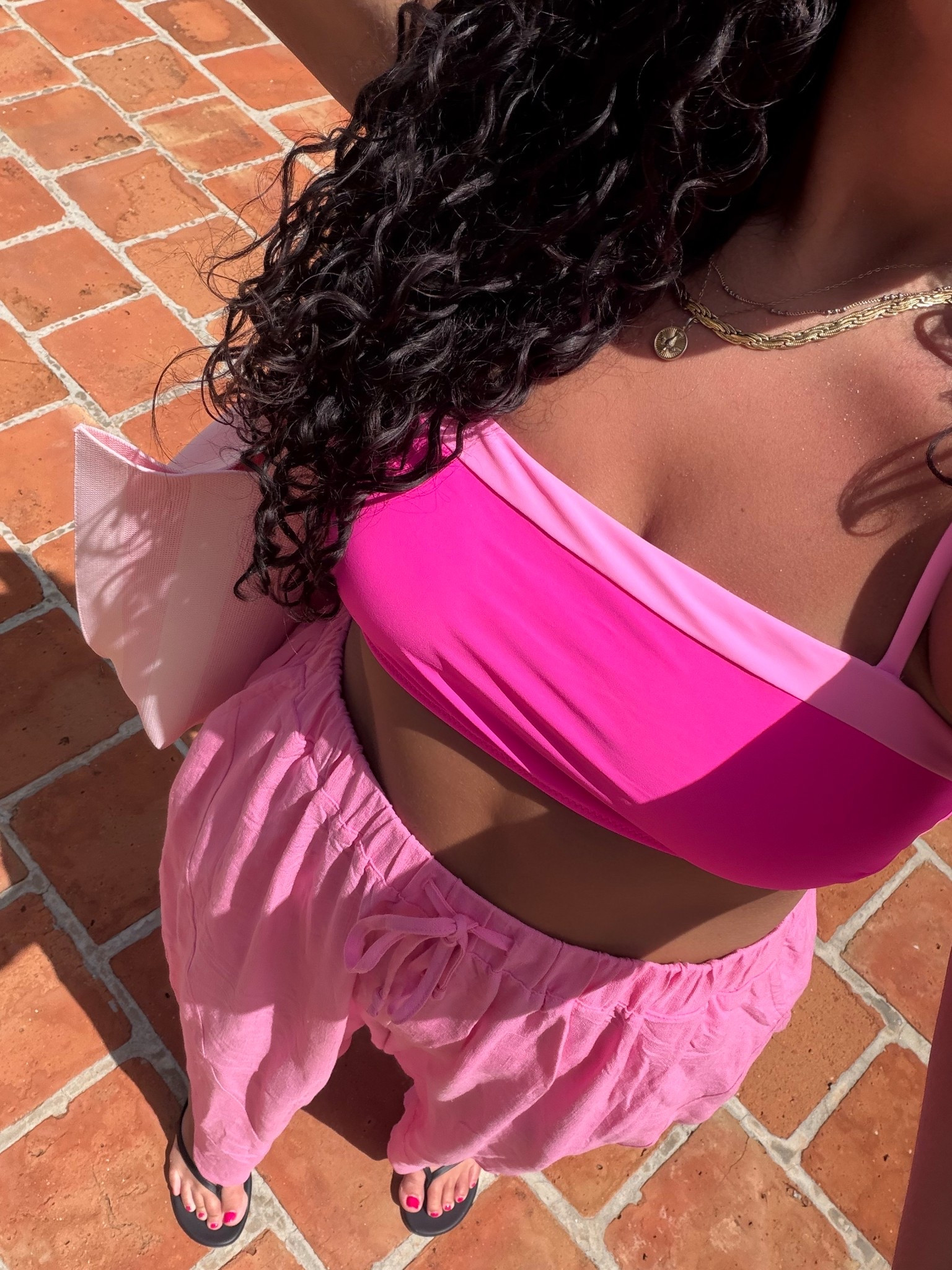 Wearing a large in the swimsuit & the pants! 

#amazon

#LTKgrwm #LTKTravel #LTKSwim