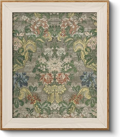 VIYYIEA Framed Wall Art for Living Room, Pattern Canvas Prints, Vintage Home Decor, Flowers Oil P... | Amazon (US)
