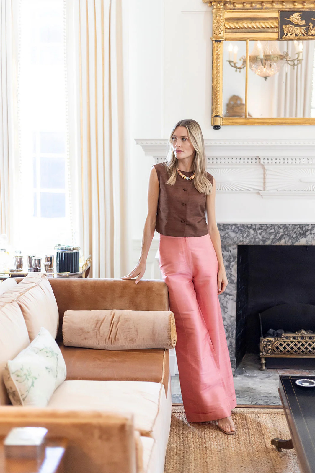 Julia Pant - Dusty Rose | Julia Amory