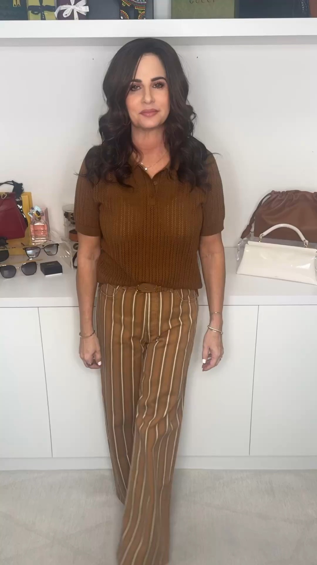 My whatcha wearing Wednesday look. Top size sm and jeans size 4 . Light weight and both are in colors on trend. 
Both on sale !

#LTKootd #LTKOver40 #LTKSaleAlert