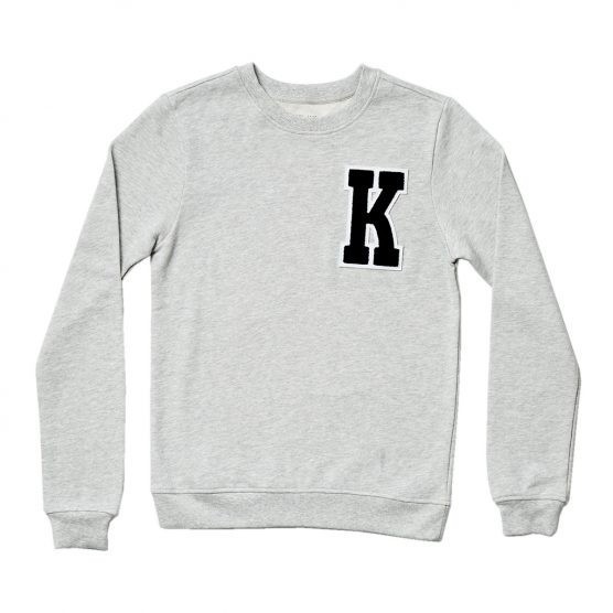 HART + LAND Women’s Organic Personalized Sweatshirt- B/W Patch | The Tot