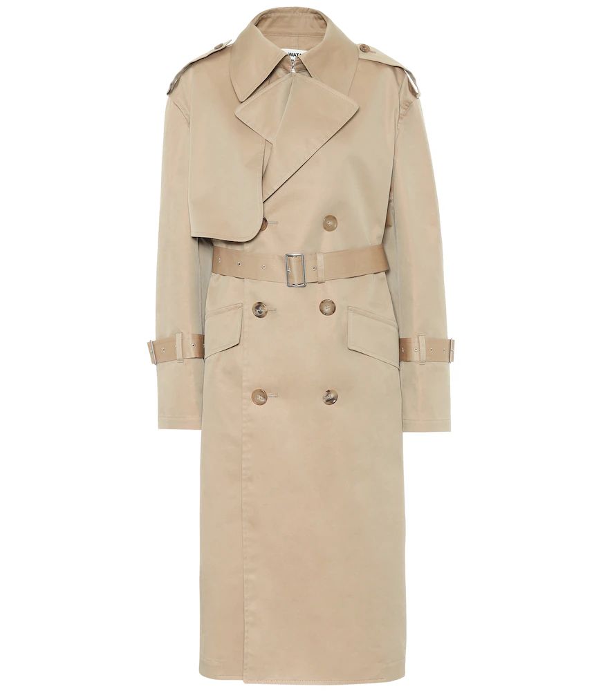 Cotton-blend gabardine trench coat | Mytheresa (US/CA)