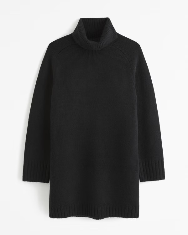 Easy Turtleneck Mini Sweater Dress | Abercrombie & Fitch (US)