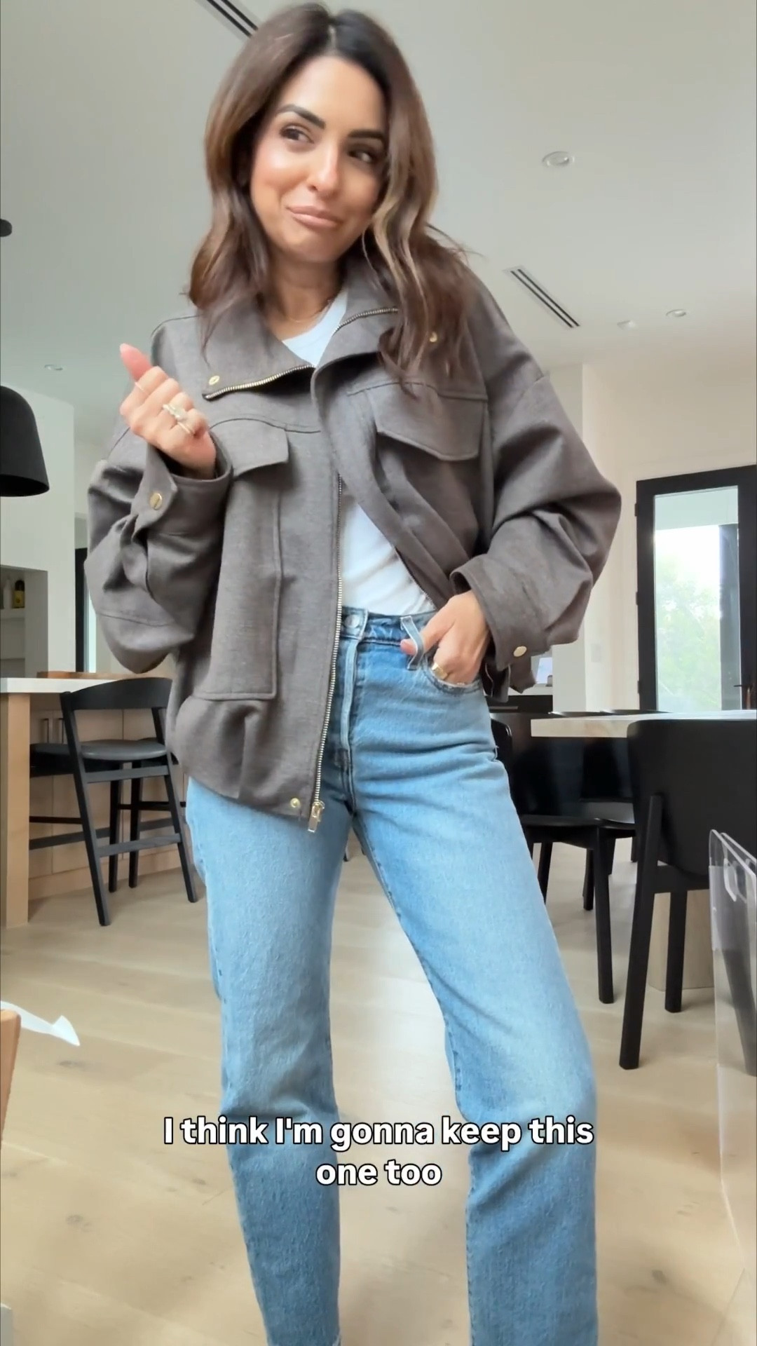 Shopping try-on haul! I took an XS in each style of jacket. All run TTS, the faux leather is really oversized so you can consider sizing down one.

#LTKOver40 #LTKootd #LTKPetite
