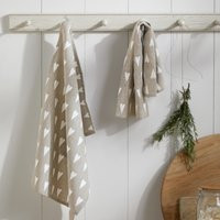 Heart-Print Tea Towels – Set Of 2 | The White Company (US & CA)