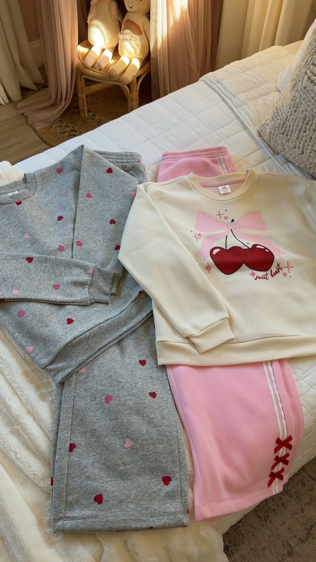 Walmart has so many cute sweat sets for the girls for Valentine’s Day! ♥️🎀 linking all the cute options I found for bay all the way to teen here ✨

#walmart #walmartfind #valentines #kidsfashion #girlsfashion #girlsclothes #girlssweater #girlsvalentines 

#LTKKids #LTKFindsUnder50 #LTKSeasonal