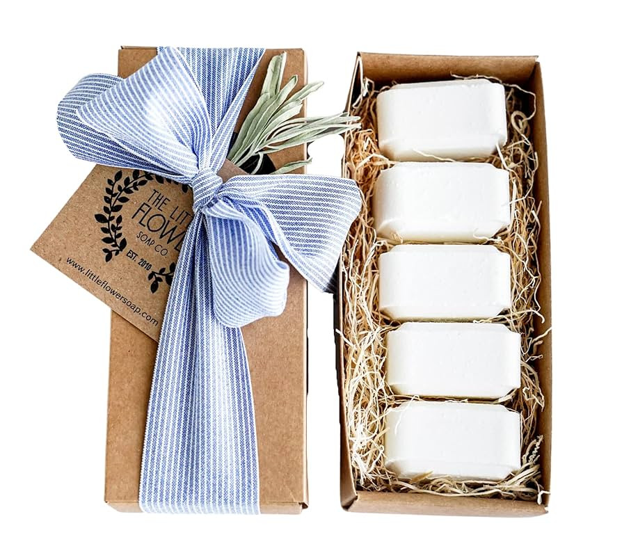 Natural Handmade Energy Restoring Shower Steamers Eucalyptus Mint Essential Oil Gift set of 5 Wom... | Amazon (US)