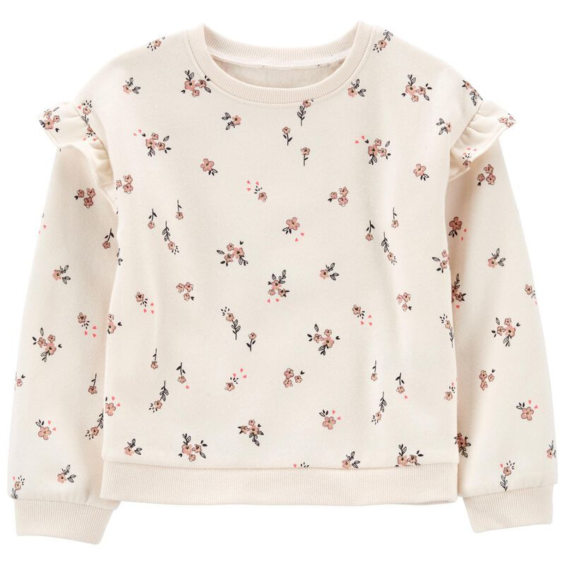 Baby Floral Fleece Pullover | Carter's